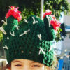כובע סרוג לילדים עם דמות אביזרי אופנה costume hat