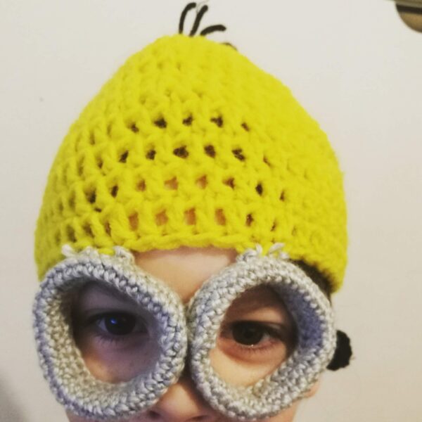 כובע סרוג לילדים עם דמות אביזרי אופנה costume hat