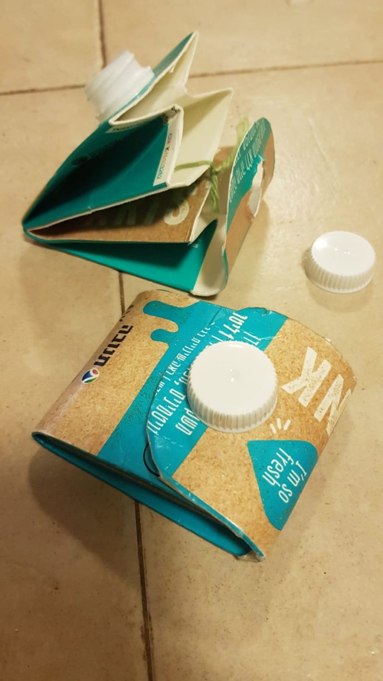 ארנק מקרטון חלב