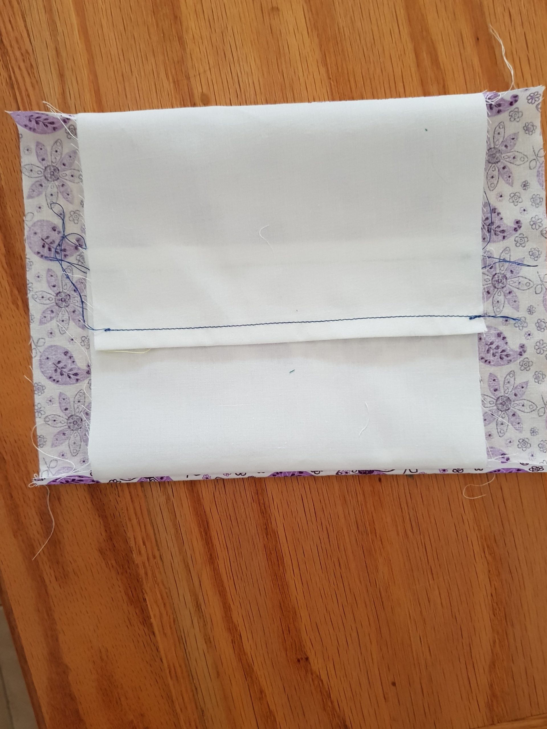 fold it in side and.. I