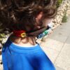 תופסן סרוג למסכה | עבודת יד | תופסן עם כפתורים