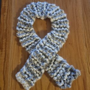 צעיף עבה סרוג בעבודת יד אביזרי אופנה crochet