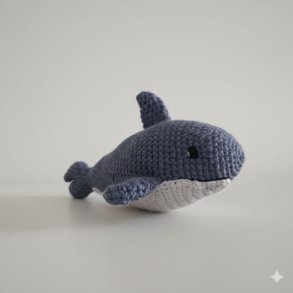 בובת כריש סרוגה בעבודת יד בובות סרוגות (אמיגורומי) baby gift