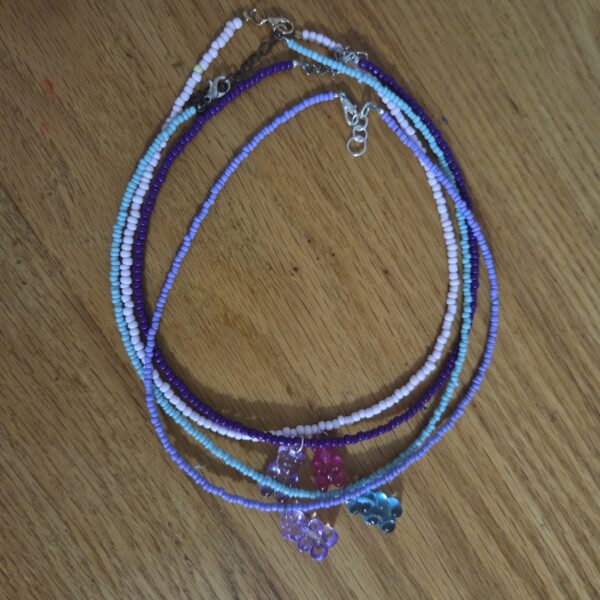 שרשרת דובי | תליון דובון גומי שרשרת דובי | תליון דובון גומי